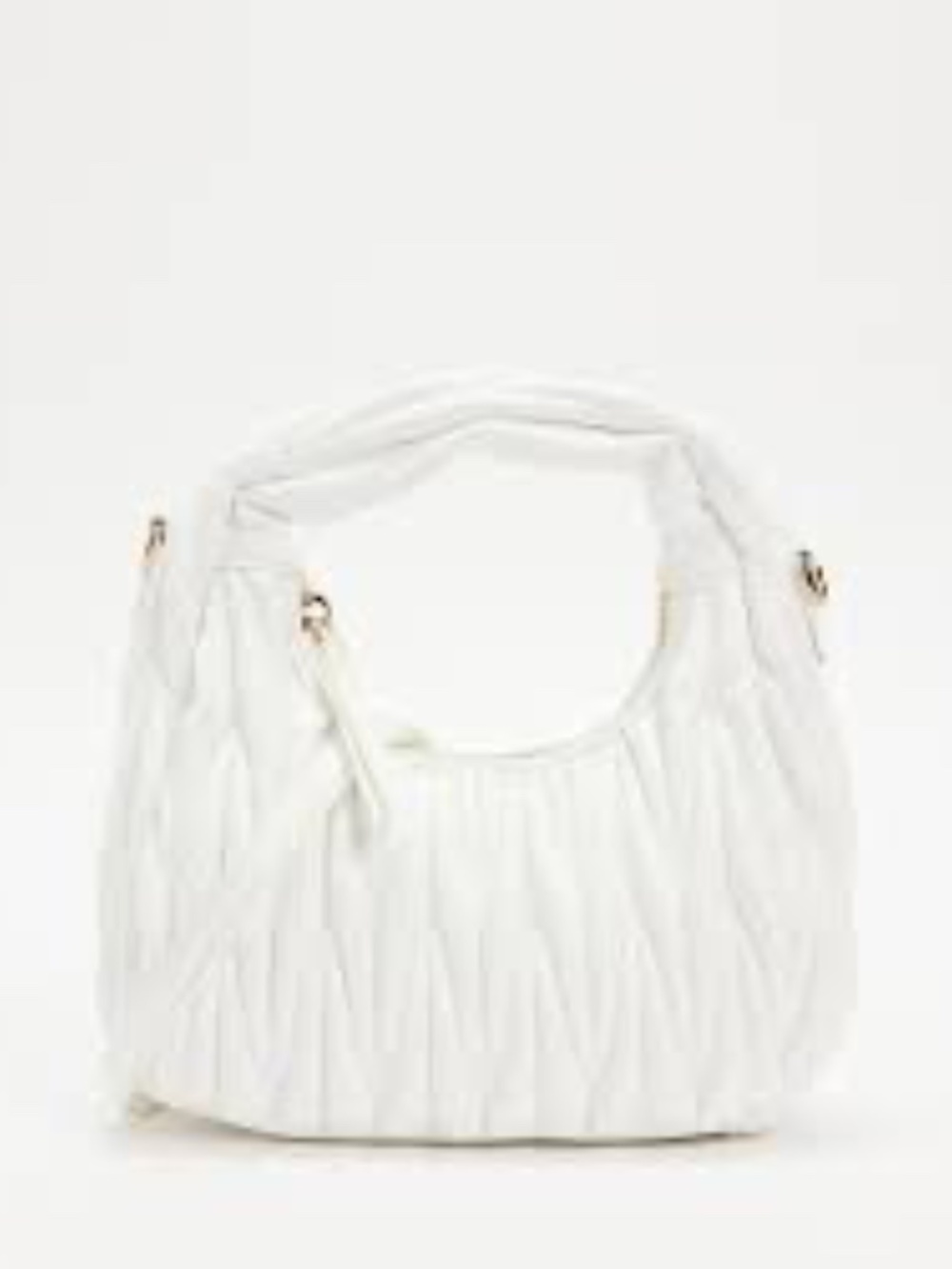 BILLINI Morgan Bag White Quilted NWT White